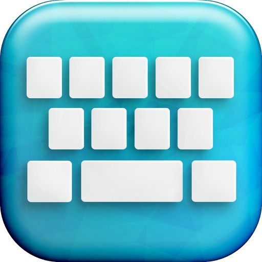 Cool Keyboard Free with Color Backgrounds & Fonts Icon