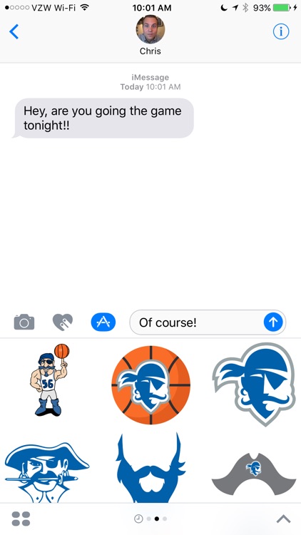 Seton Hall Stickers