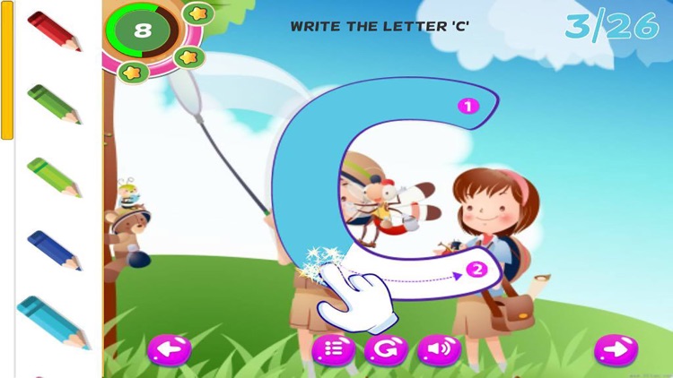 ABC Tracing Handwriting Learn to Write Letters screenshot-3