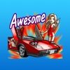 Cars and Girls Stickers for iMessage Vol 3
