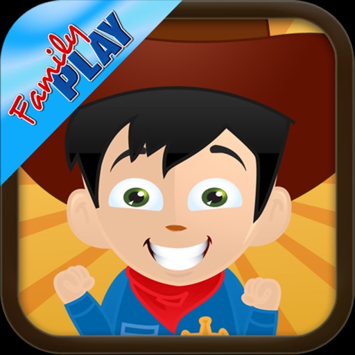 Cowboy Matching and Learning Game for Kids iOS App