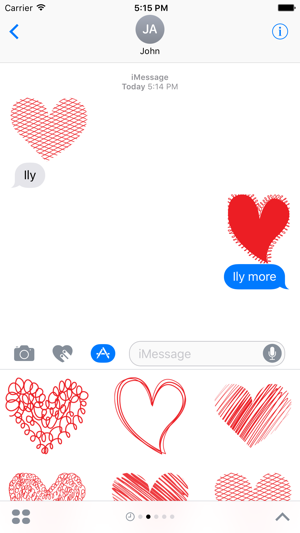 Red Heart Stickers(圖2)-速報App