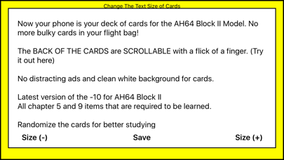 Screenshot #2 pour AH64 5&9 Flashcards