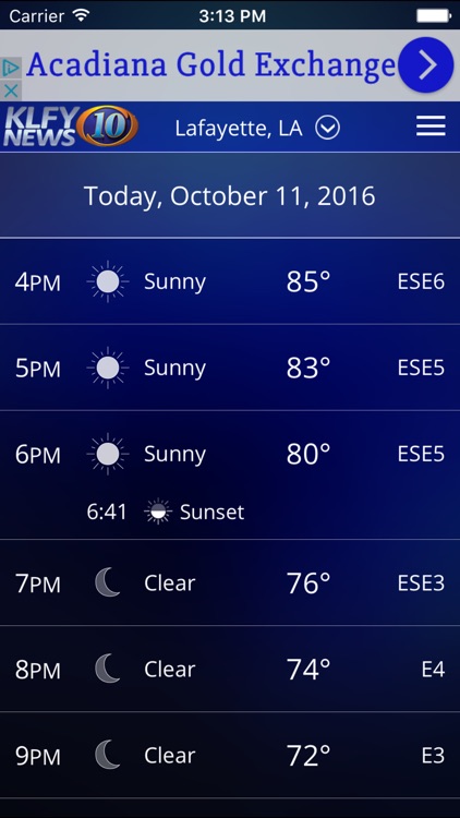 KLFY Weather - Weather and Radar from Lafayette screenshot-4