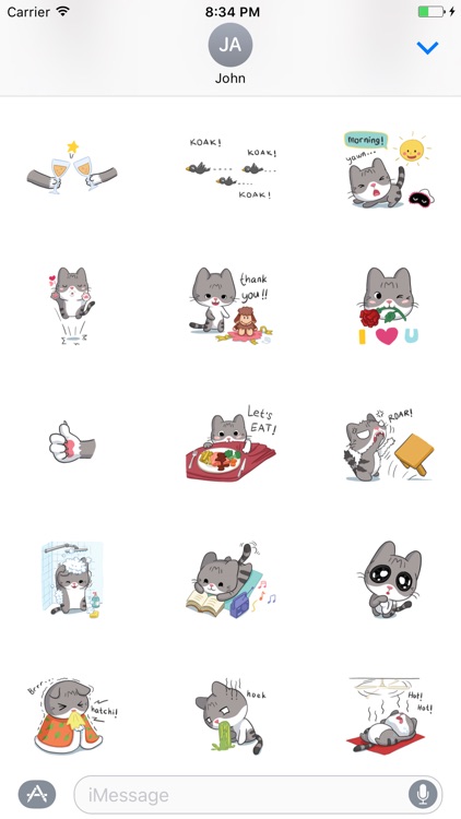 Funny Cat Sticker