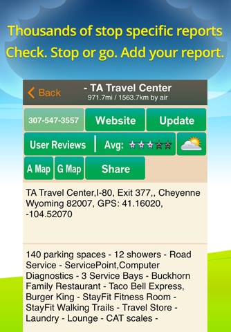 Truck Stops & Travel Plazas screenshot 2