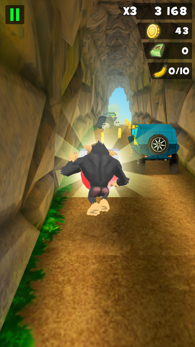 Monkey Running Simulator Games screenshot 3