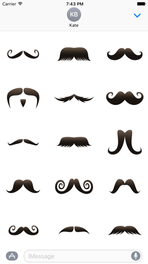 Moustache Photobomb Stickers for November(圖1)-速報App