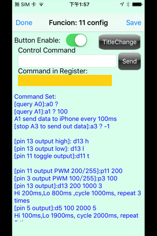 BLE control for Arduino screenshot 3