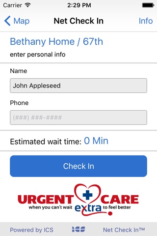 Urgent Care Extra - Net Check In screenshot 2