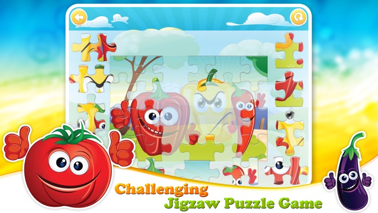 Veggies & Fruits: kids educational games - English screenshot-4
