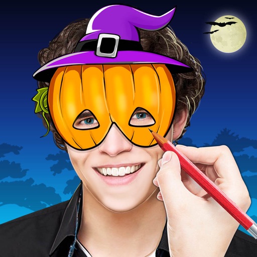 Drawing Photo Editor Halloween iOS App
