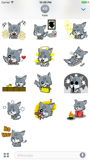 Little Fox - Cute stickers for iMessage(圖3)-速報App