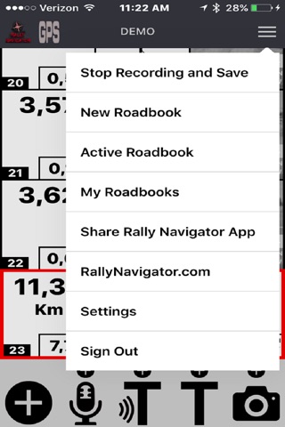 Rally Roadbook Recorder - GPS screenshot 4