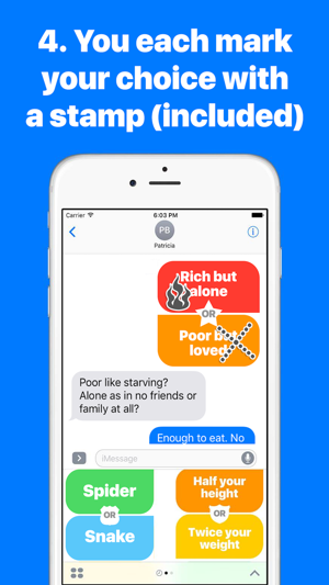 Would You Rather? - Stickers Game For iMessage(圖4)-速報App