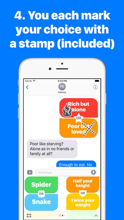 Would You Rather? - Stickers Game For iMessage screenshot-3