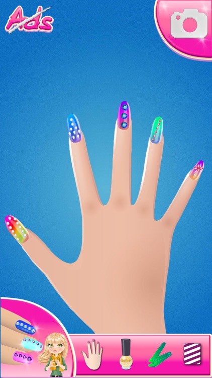 Glitter Nail Salon Games