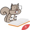Happy Squirrel stickers by Hazal for iMessage