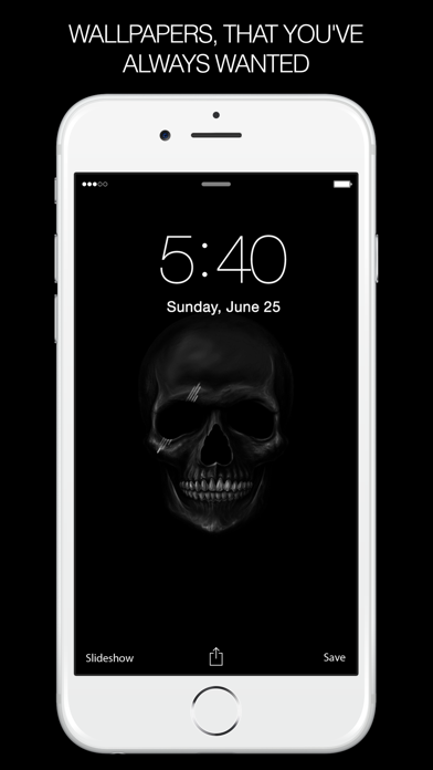 How to cancel & delete Black Backgrounds – Free Black Wallpapers from iphone & ipad 1