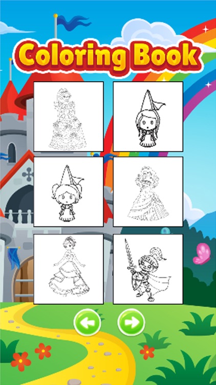 Princess Coloring Book -Painting for Kids & Toddle