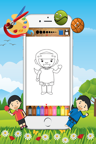 Sports Coloring Book - Free Color Pages For Kids screenshot 4