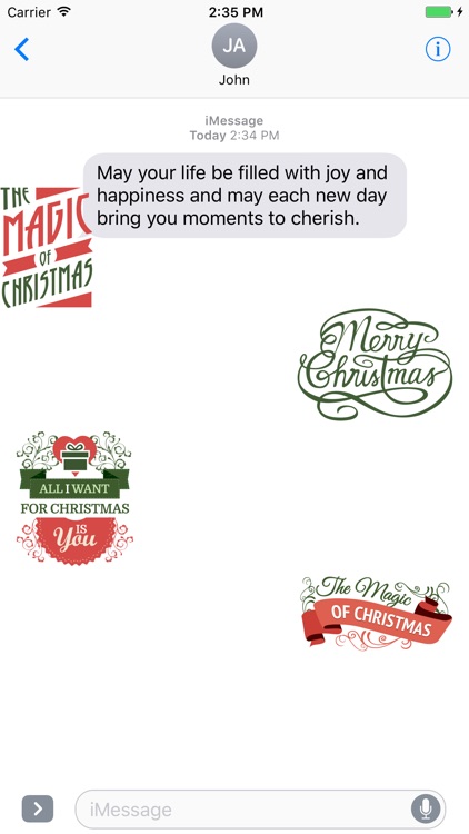 Merry christmas badges - Fx Sticker screenshot-3