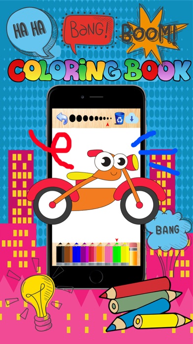 How to cancel & delete Vehicle coloring book free crayon game for toddler from iphone & ipad 4