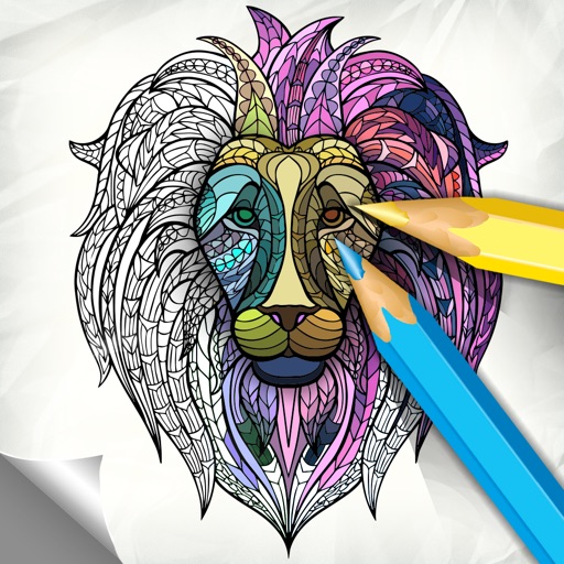 Animals Coloring Pages - Stress Relief For Adults iOS App