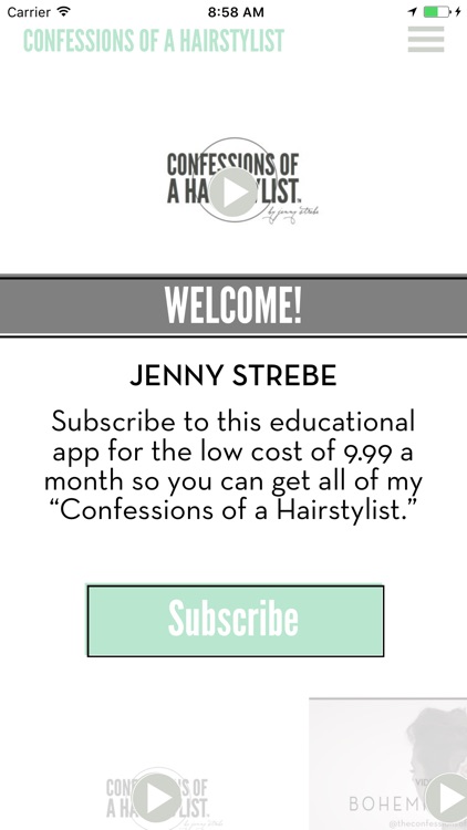 Confessions Of A Hairstylist By Jenny Strebe