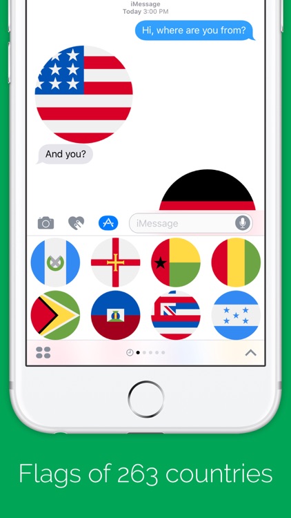 Country Flags - Flags stickers for iMessage