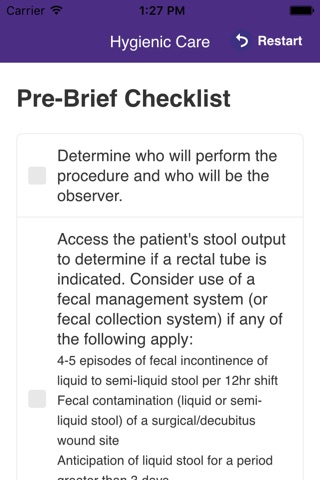 Ebola Patient Hygiene screenshot 2