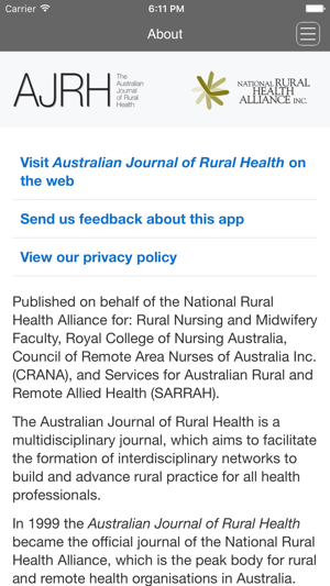 Australian Journal of Rural Health(圖5)-速報App