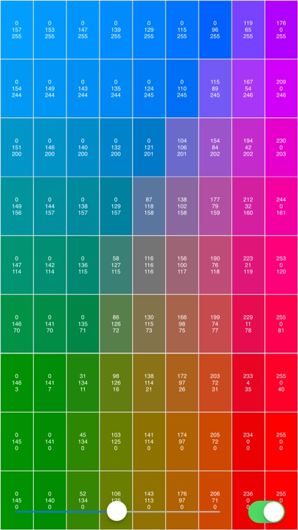 Color Palette and monochrome screen wallpaper
