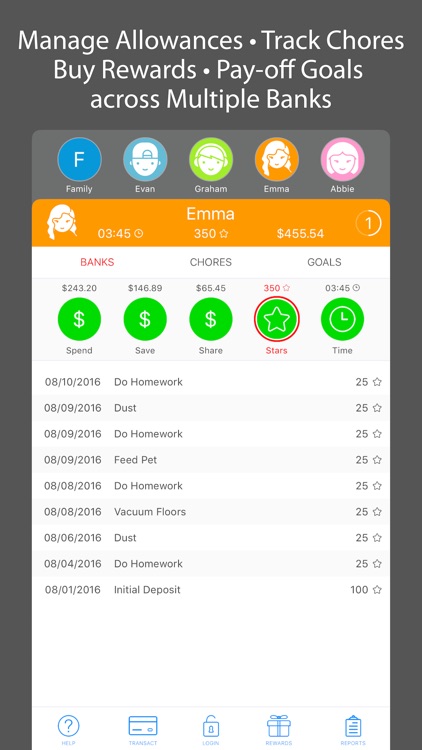 iEarn: Allowance, Chores, Banks & Rewards