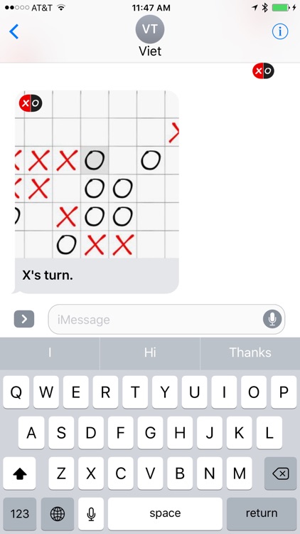 Carô - A Turbo-charged Tic Tac Toe for iMessage