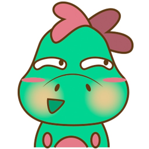 DeeDee, the cute green dragon icon