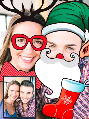 Bildschirmfoto 3 Navidad Snap filtros  – fotoeditor caras navideñas iphone