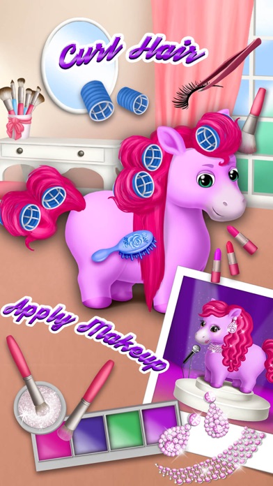 How to cancel & delete Pony Sisters Hair Salon 2 - Pet Horse Makeover Fun from iphone & ipad 3