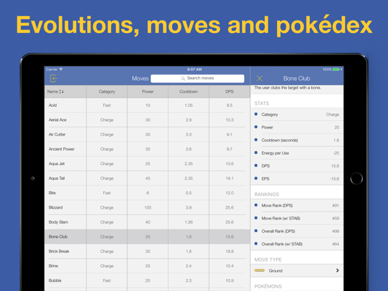 Pocket Wiki for Pokemon Go [Unofficial] screenshot 3