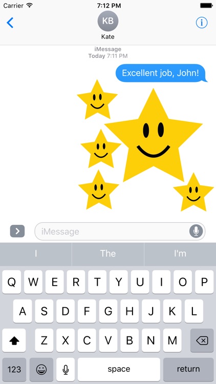 Reward Stickers for iMessage - Good Job, Great Job