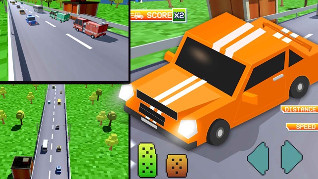 Blocky Traffic Racer On Highway-Parking & Driving(圖2)-速報App