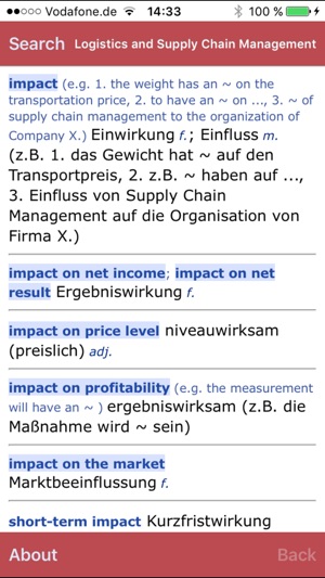 Dictionary of Logistics German <-> English(圖3)-速報App