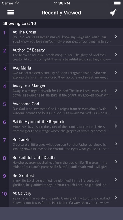 Hymns (English) screenshot-4