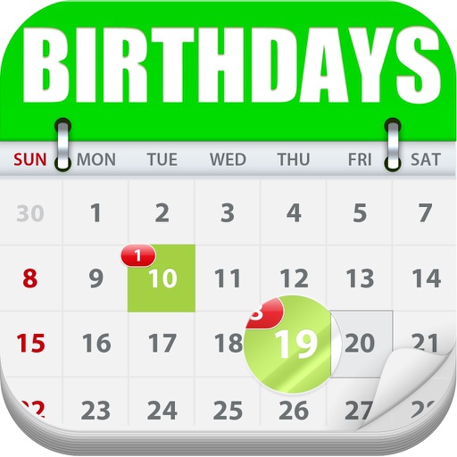 Birthday Count Down - My Birthdays Calendar