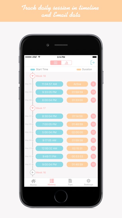 Baby Kicks Tracker - Fetal Kick Timer and Counter