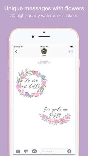 Love Messages Flowers Stickers by Maraquela(圖1)-速報App