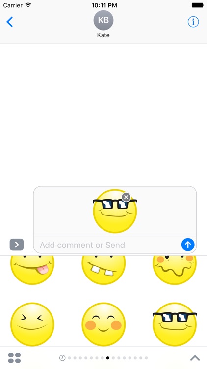 Geek Emoji Stickers for iMessage