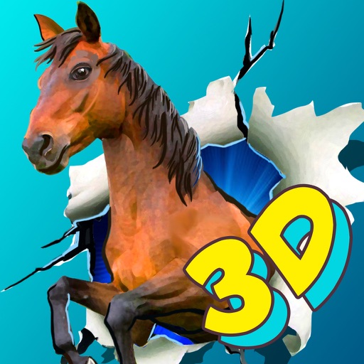 3D Wild Horse Simulator icon