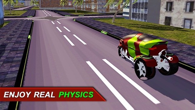 Flying Motor Bike Stunt 3D; Futuristic Simulator(圖4)-速報App