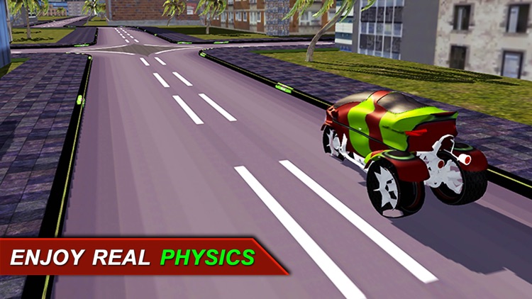 Flying Motor Bike Stunt 3D; Futuristic Simulator screenshot-3